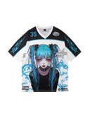 T-shirt oversize Cyber ​​Girl