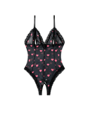 Body en maille cœur
