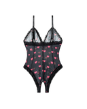 Body en maille cœur