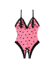 Body en maille cœur