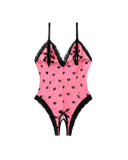 Body en maille cœur
