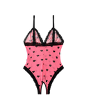 Body en maille cœur
