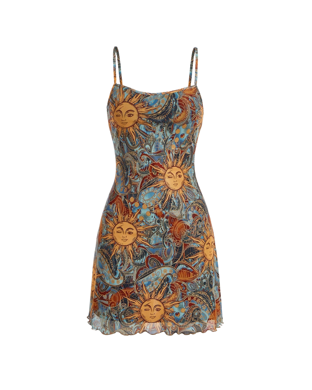 Mystic Sun Mesh Dress