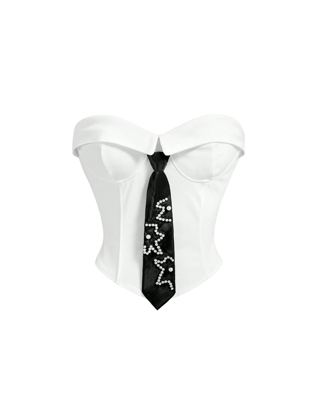 Collared Corset Tie