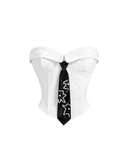 Collared Corset Tie