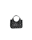 Edgy Eyelet Mini Handbag