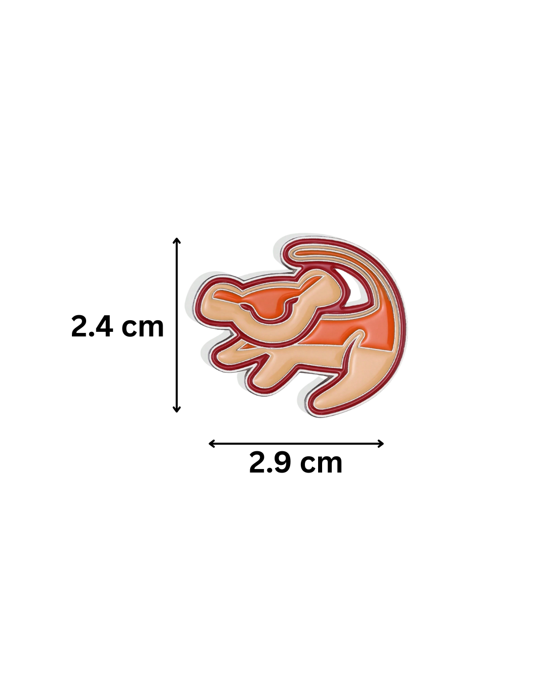 Broche en émail Simba