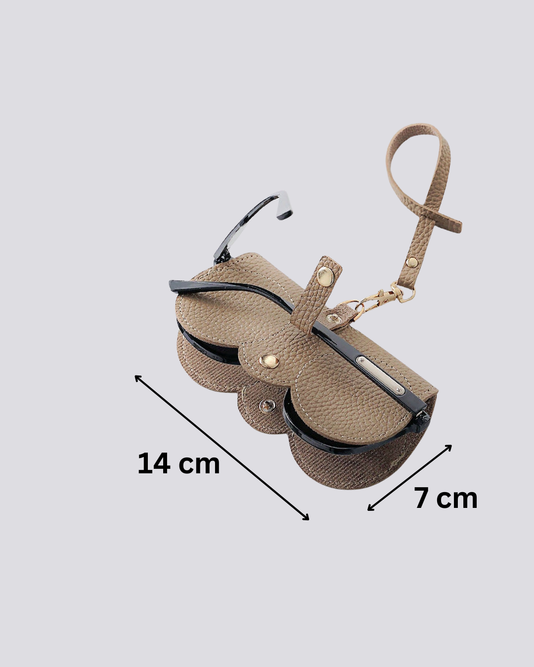 Étui à lunettes festonné
