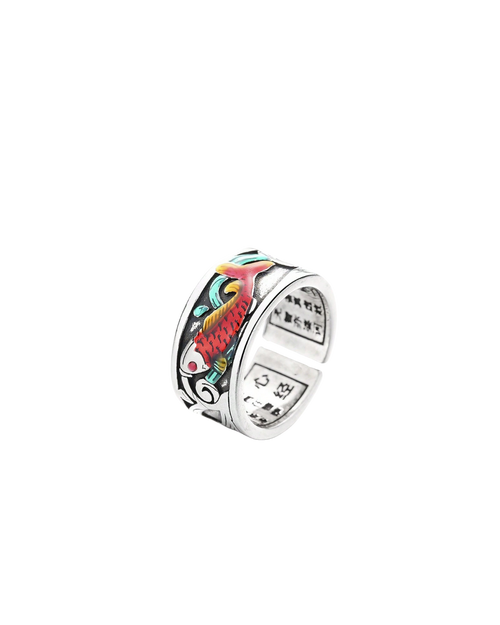 Bague poisson koï