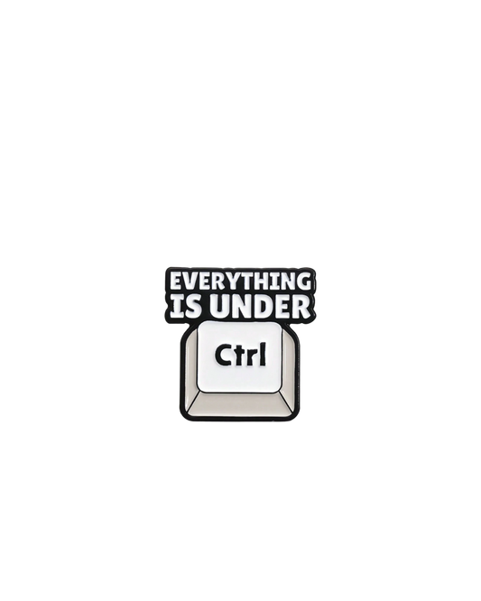 Ctrl Key Brooch Pin