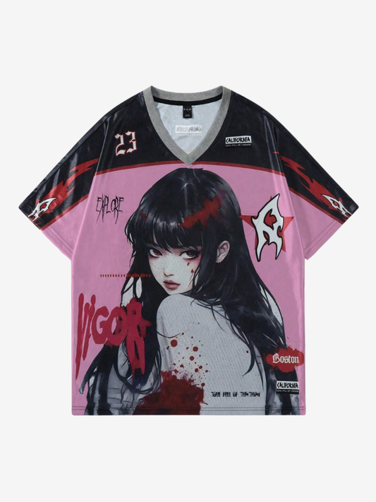 T-shirt graphique animé