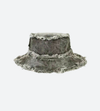 Distressed Denim Bucket Hat