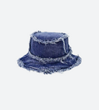Distressed Denim Bucket Hat