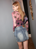 Betty Boop Mesh Crop Top