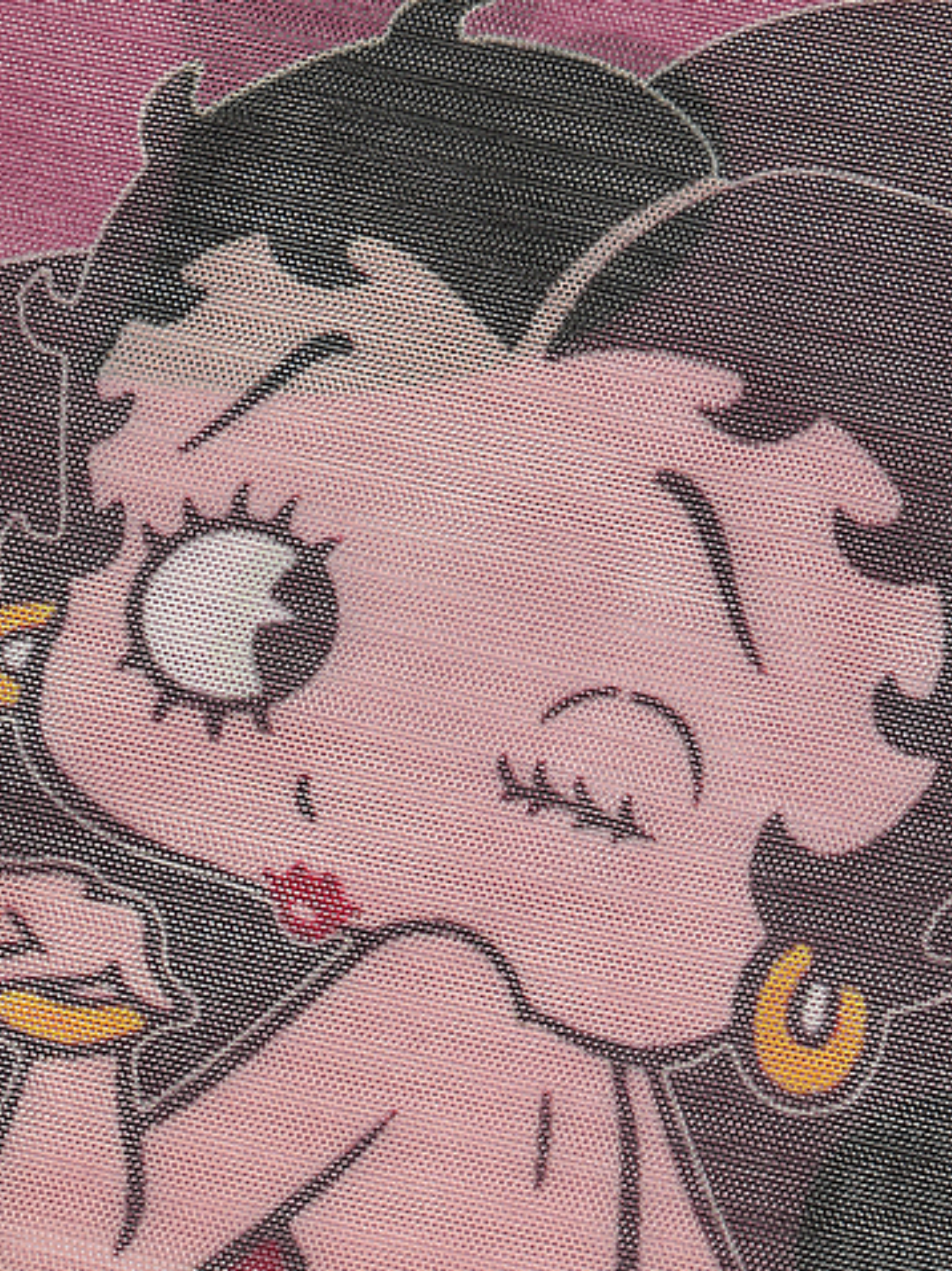 Betty Boop Mesh Crop Top