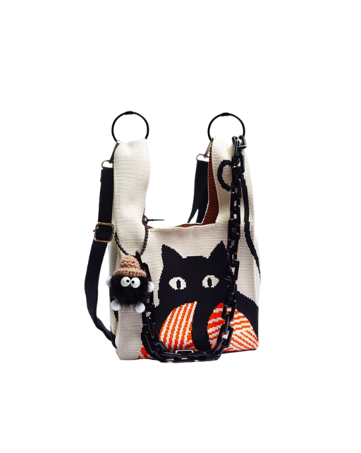 Black Cat Tote Bag