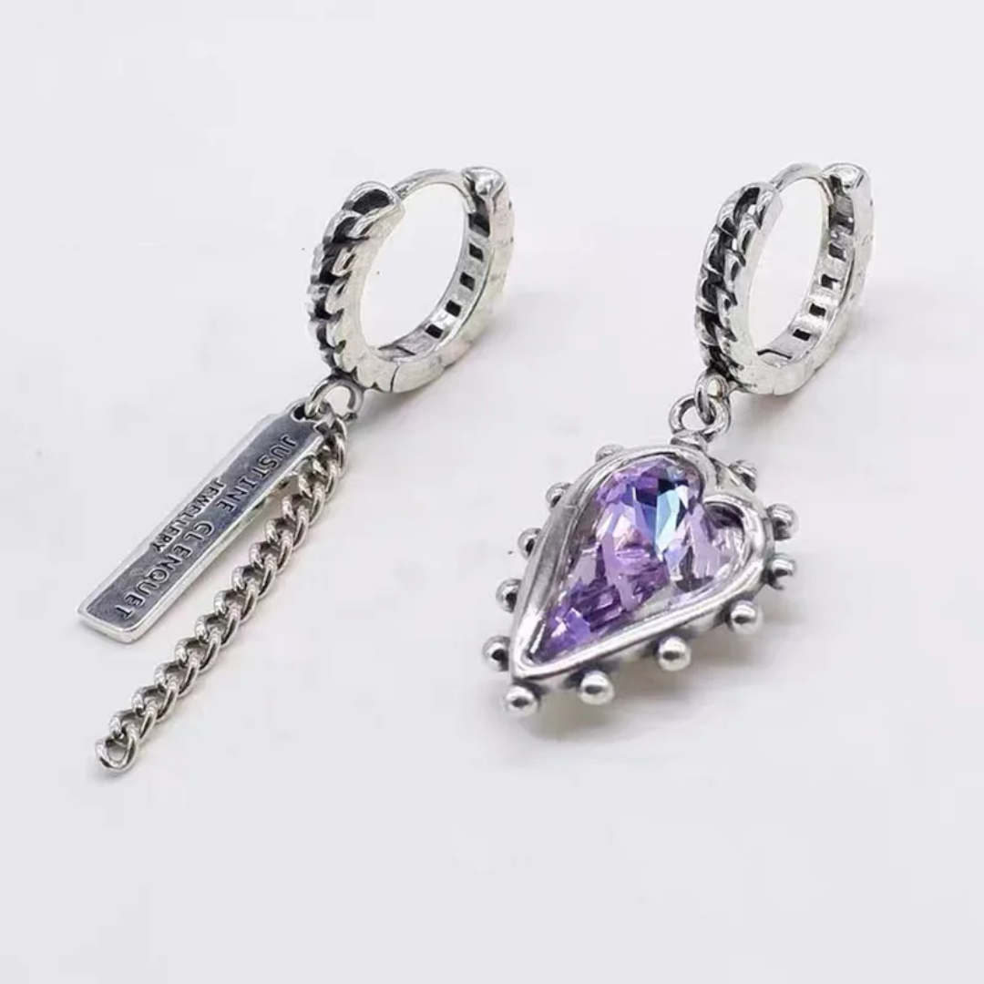 Boucles d'oreilles Purple-heart