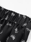 Bow Split Skirt