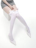 Bow Knee-High Socks