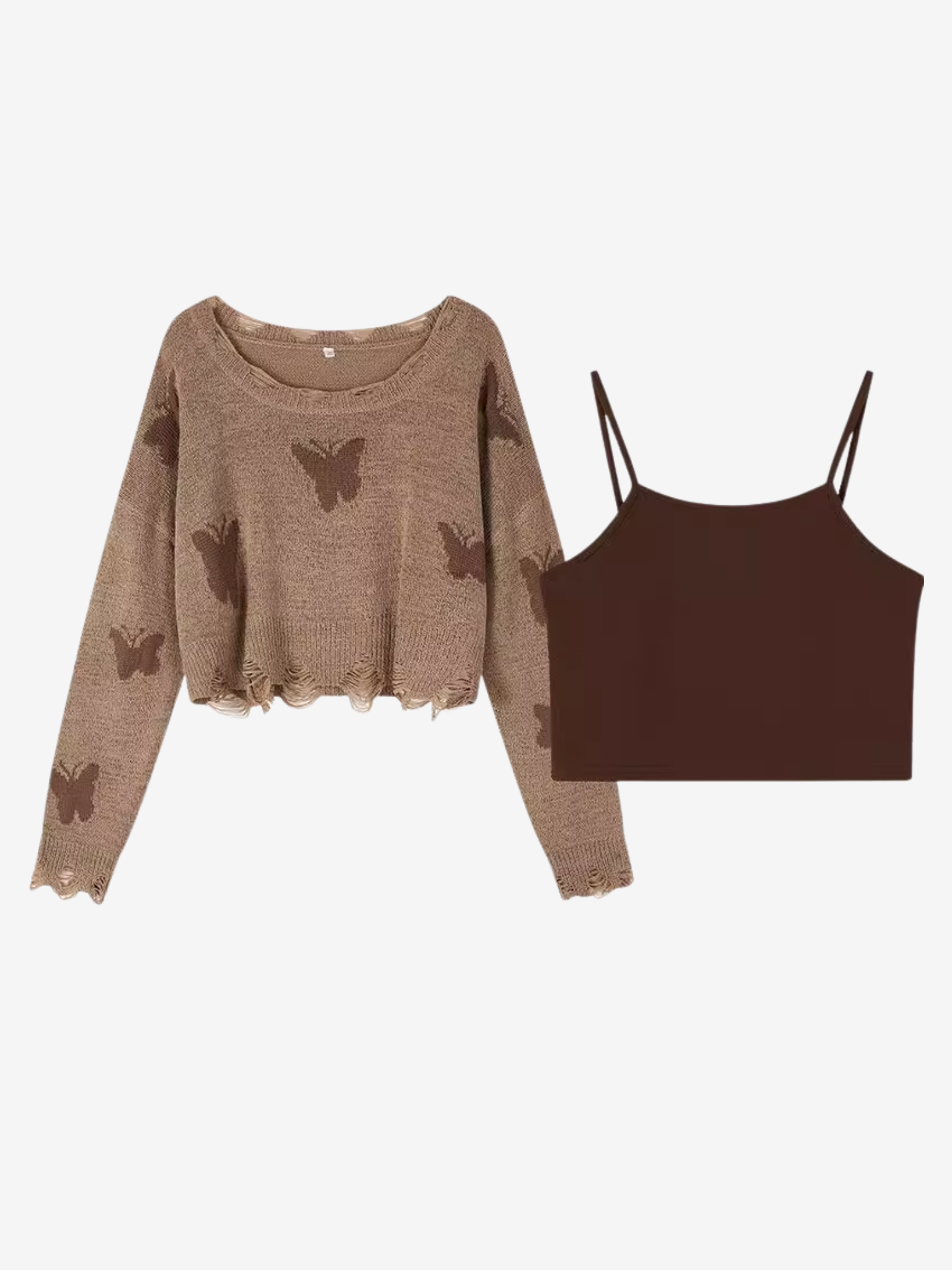 Pull en maille papillon