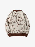 Cartoon Cat Cardigan