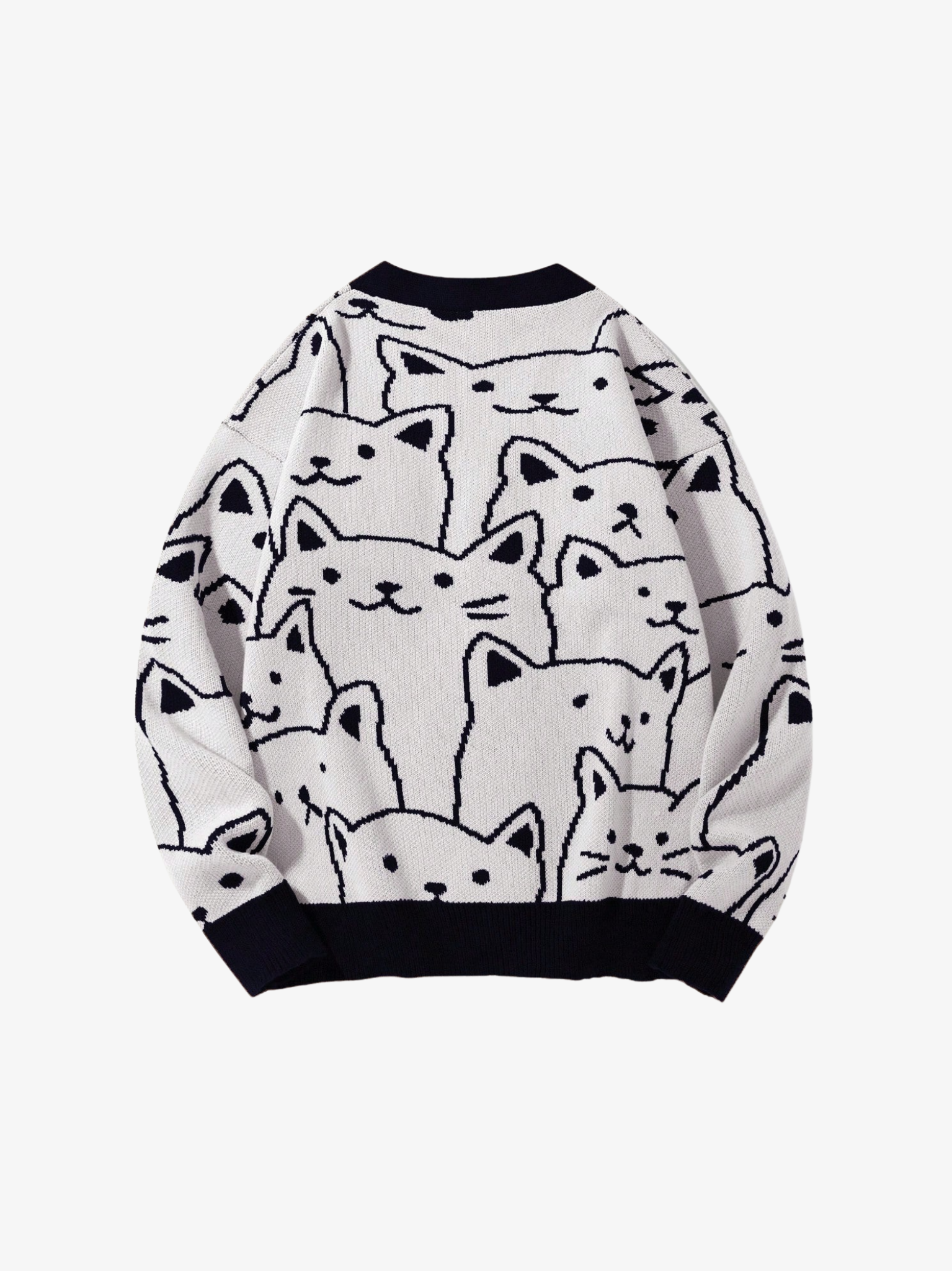 Cartoon Cat Cardigan