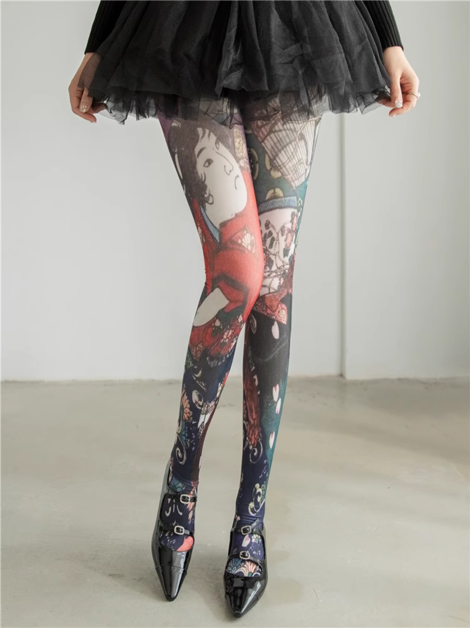 Cartoon Printed Pantyhose