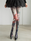 Cartoon Printed Pantyhose