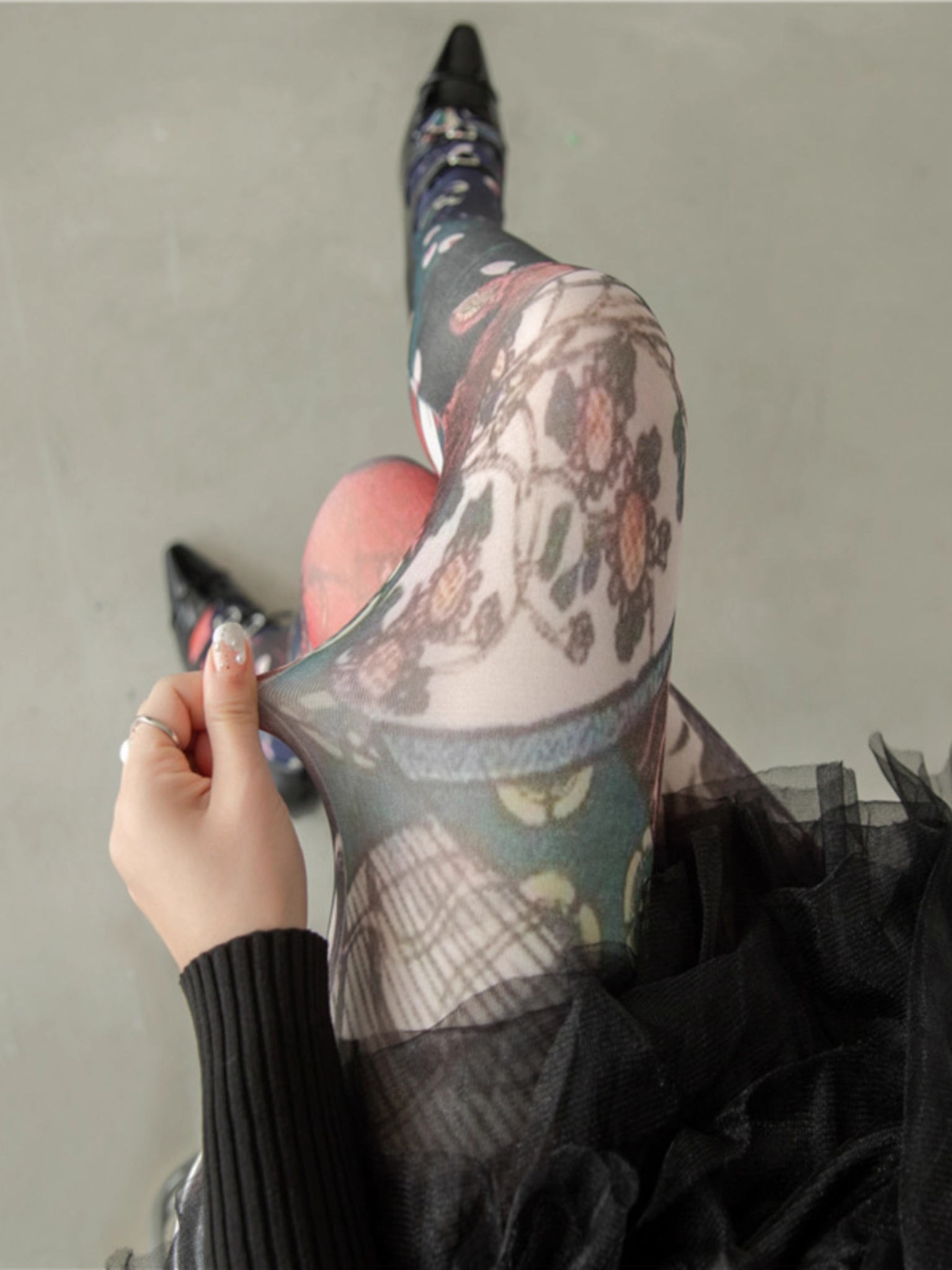 Cartoon Printed Pantyhose