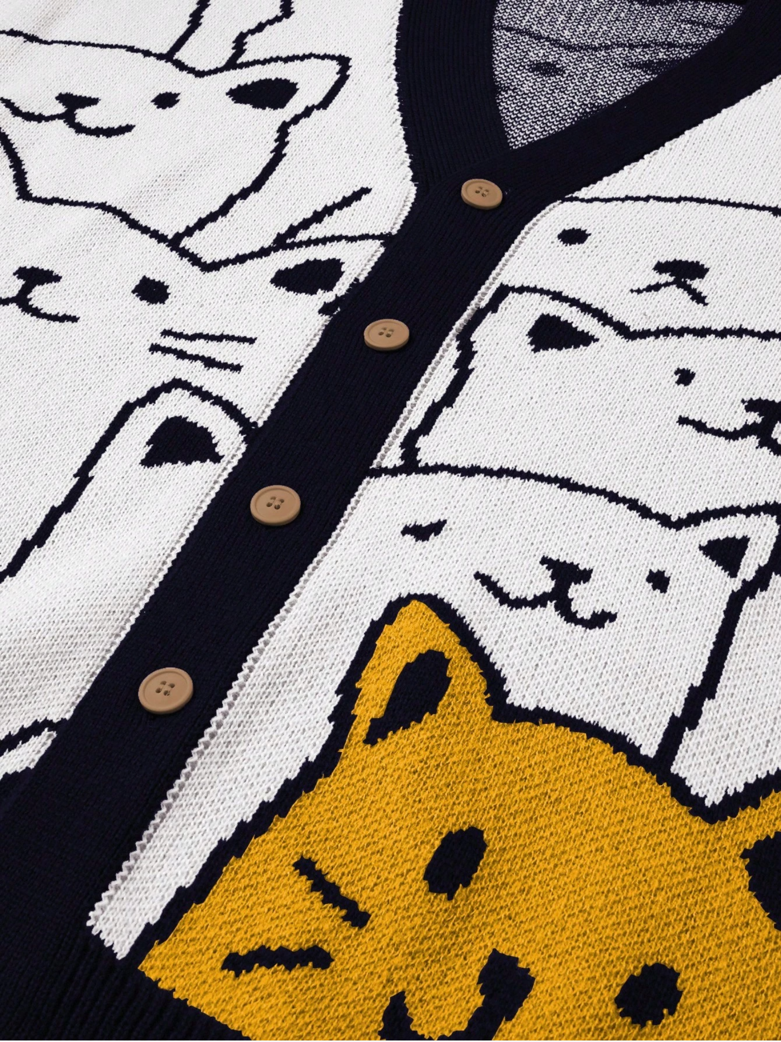 Cartoon Cat Cardigan