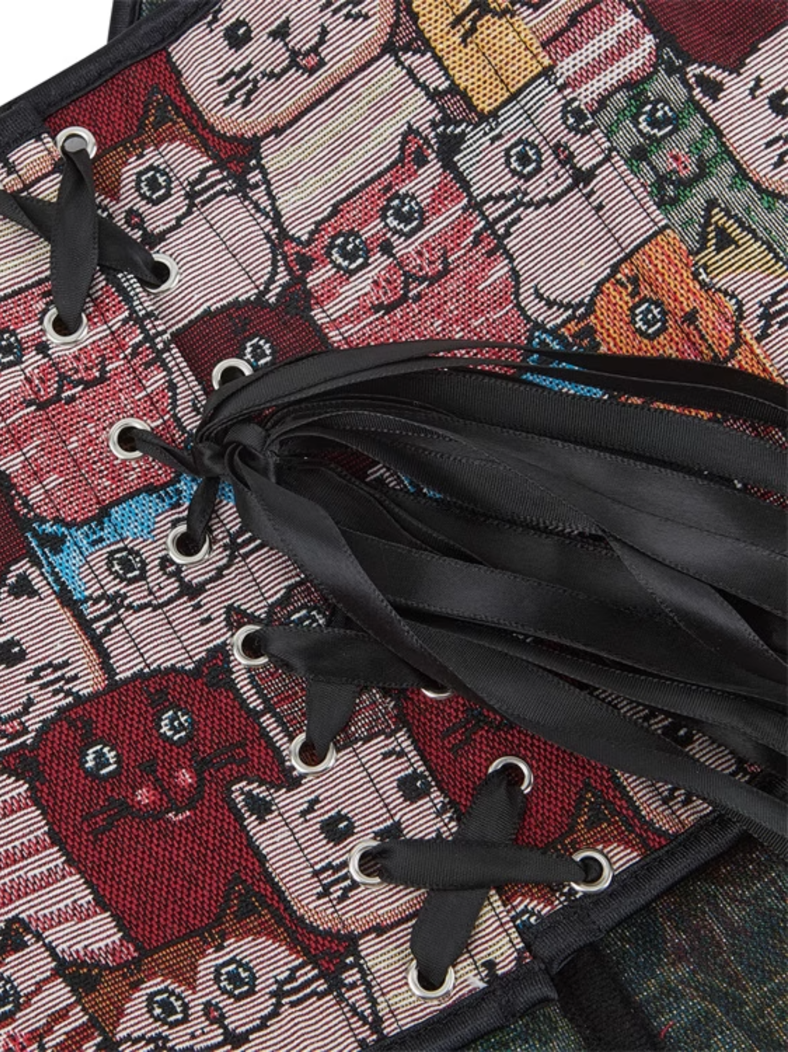 Corset à lacets pour chat