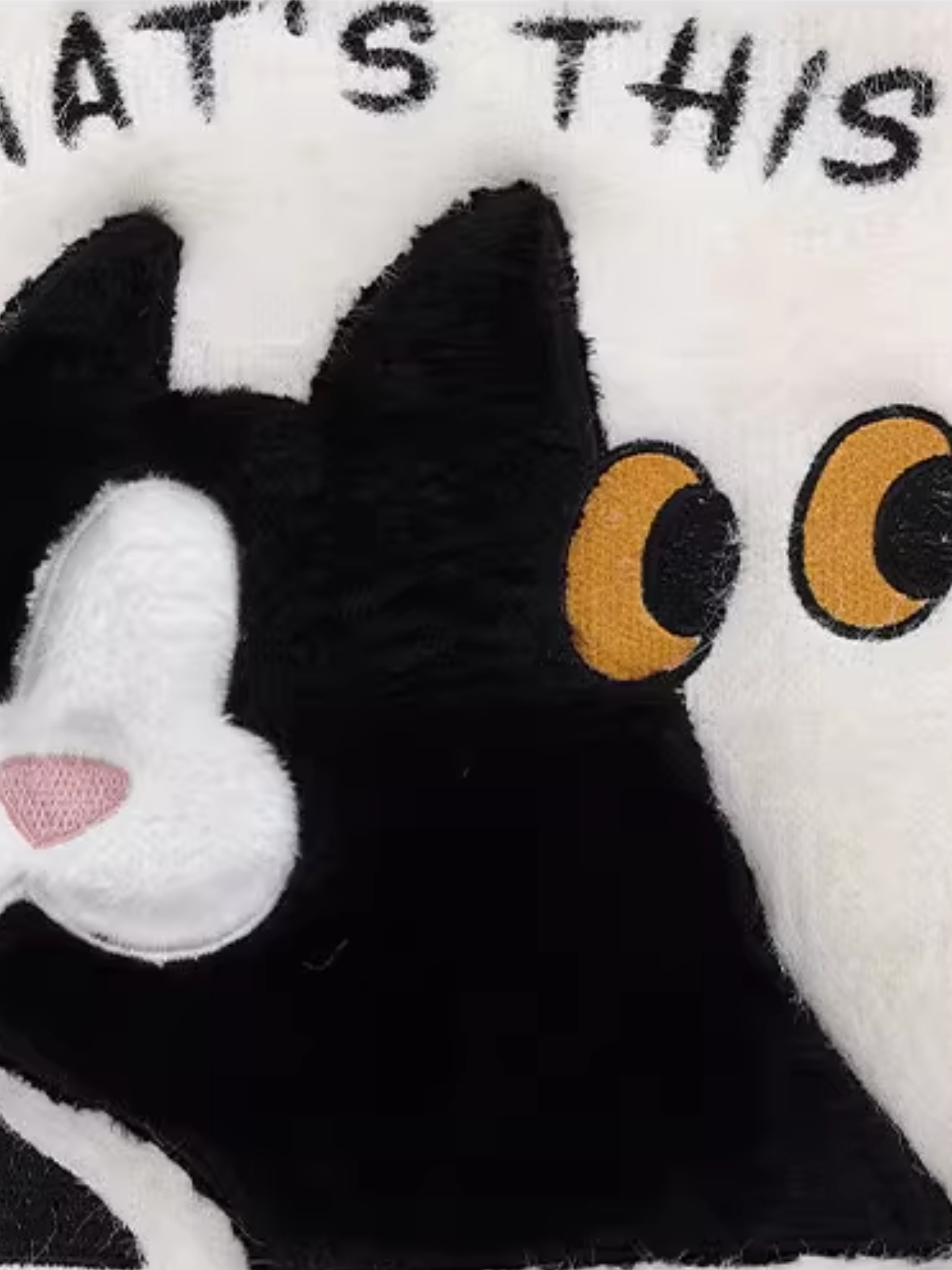 Plush Knit Cat Sweater