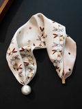 Pearl Elegant Silk Scarf