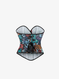 Embroidered Boned Corset