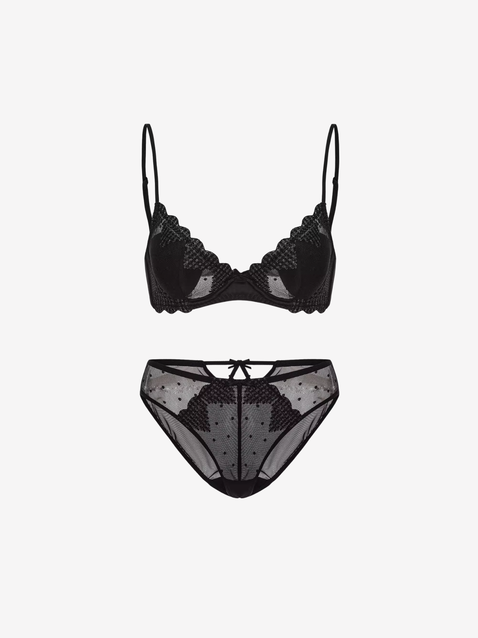 Ensemble de lingerie cœur