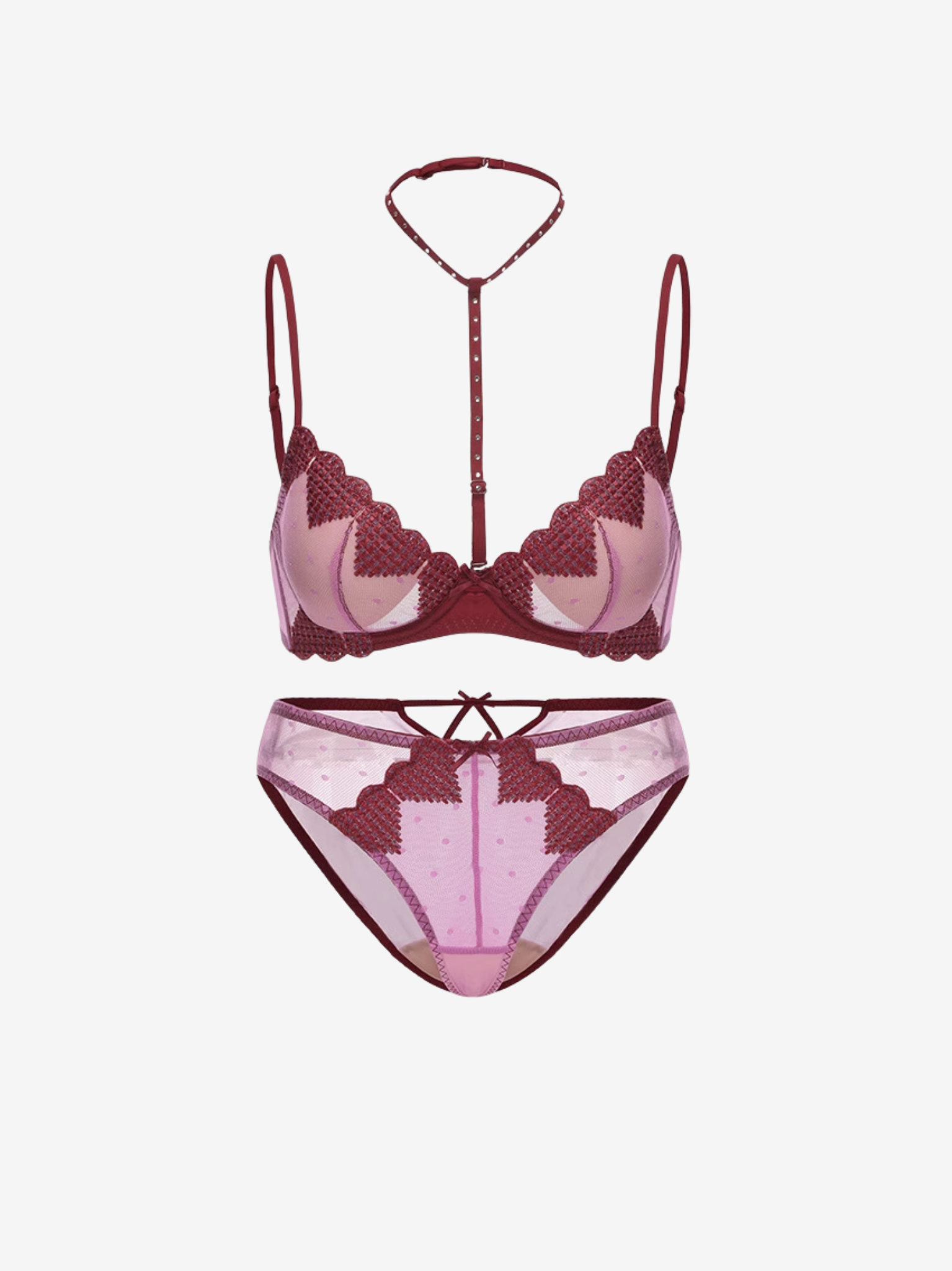 Ensemble de lingerie cœur