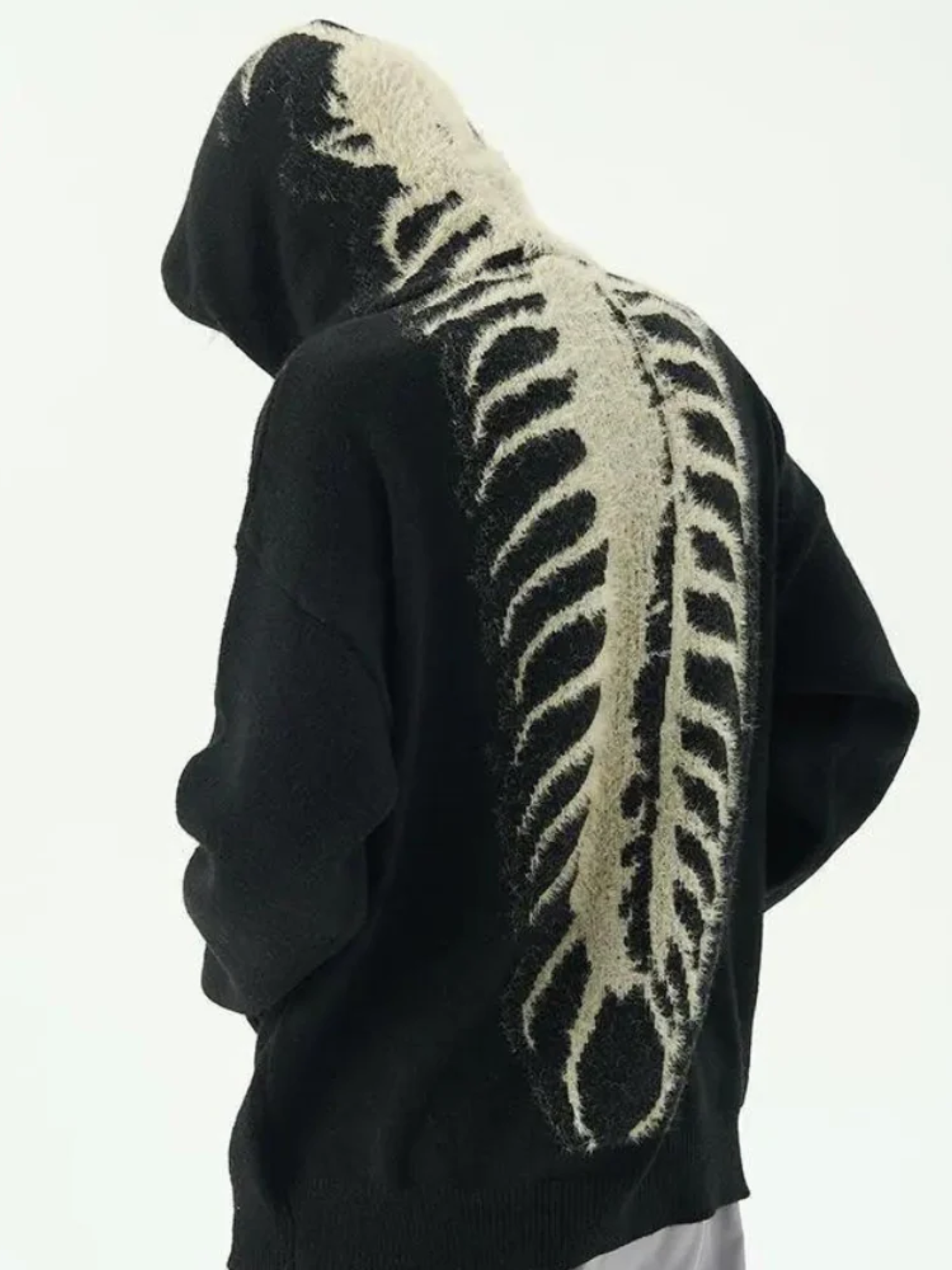 Mille-pattes à capuche décontractée