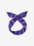 Bandeau violet « J’aime les aubergines »