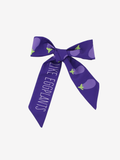 Bandeau violet « J’aime les aubergines »