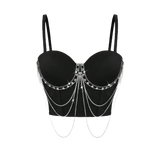 Rhinestone Chain Corset