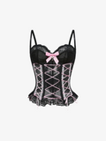 Haut corset à lacets