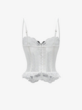 Haut corset à lacets