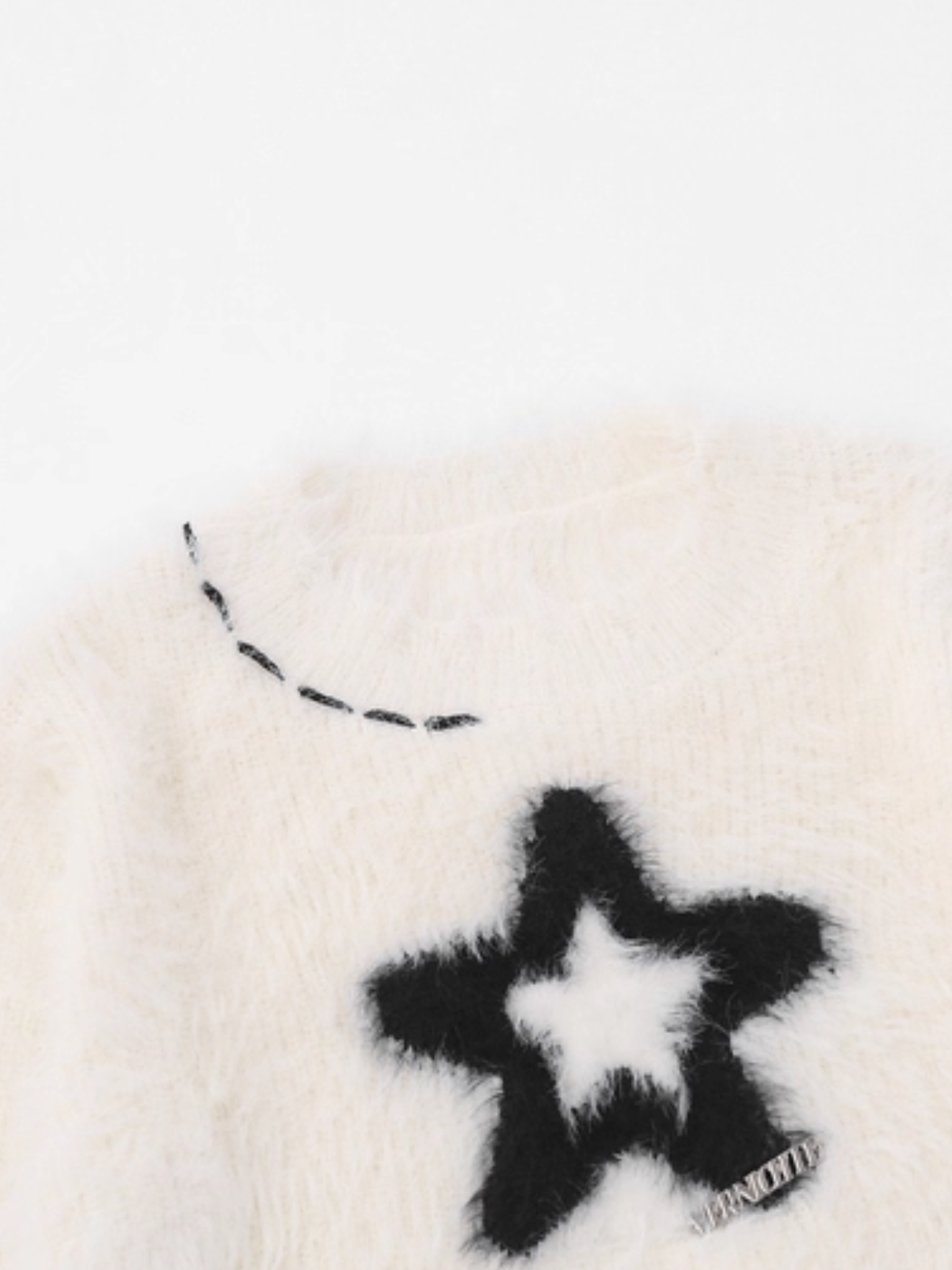 Pull Mohair à étoiles