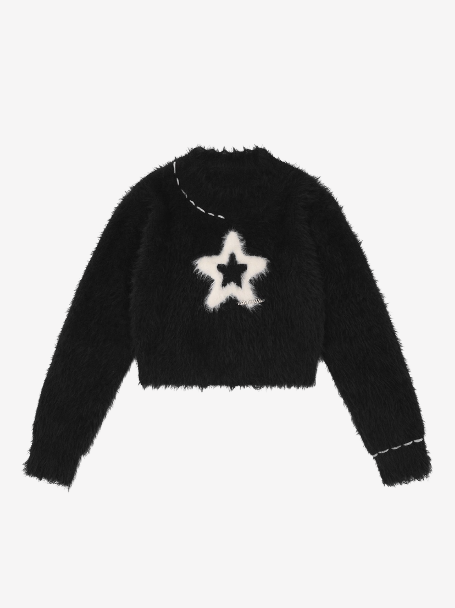 Pull Mohair à étoiles