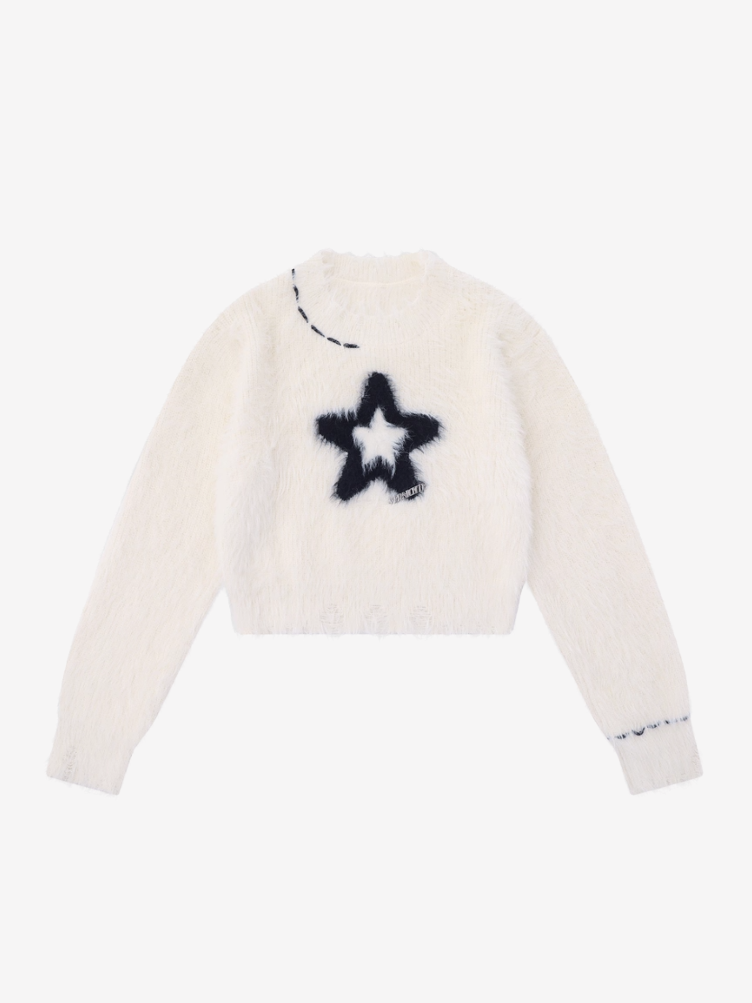 Pull Mohair à étoiles