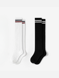 Striped Over-the-Knee Socks