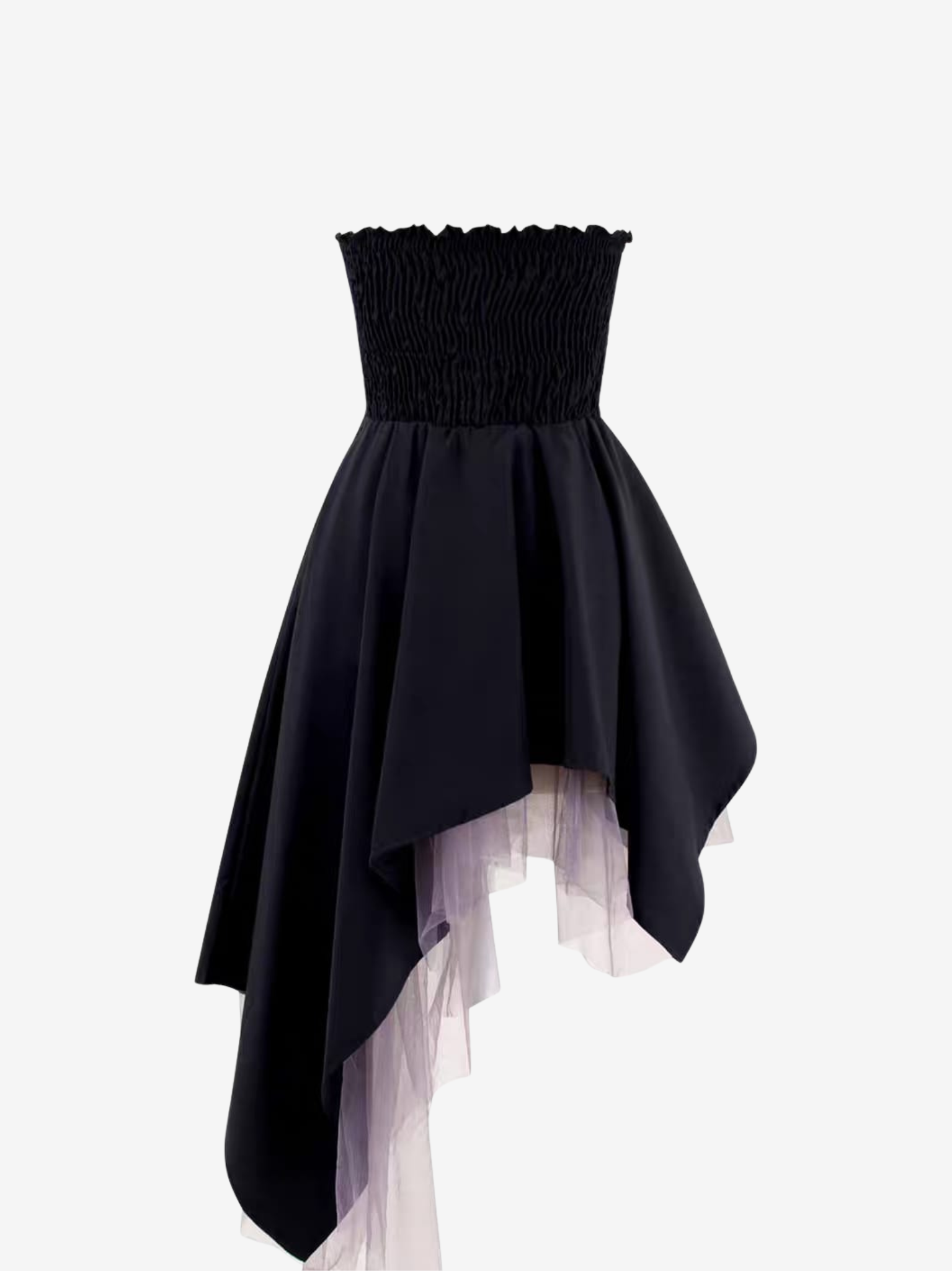 Purple Iris Bandeau Dress