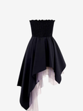Purple Iris Bandeau Dress