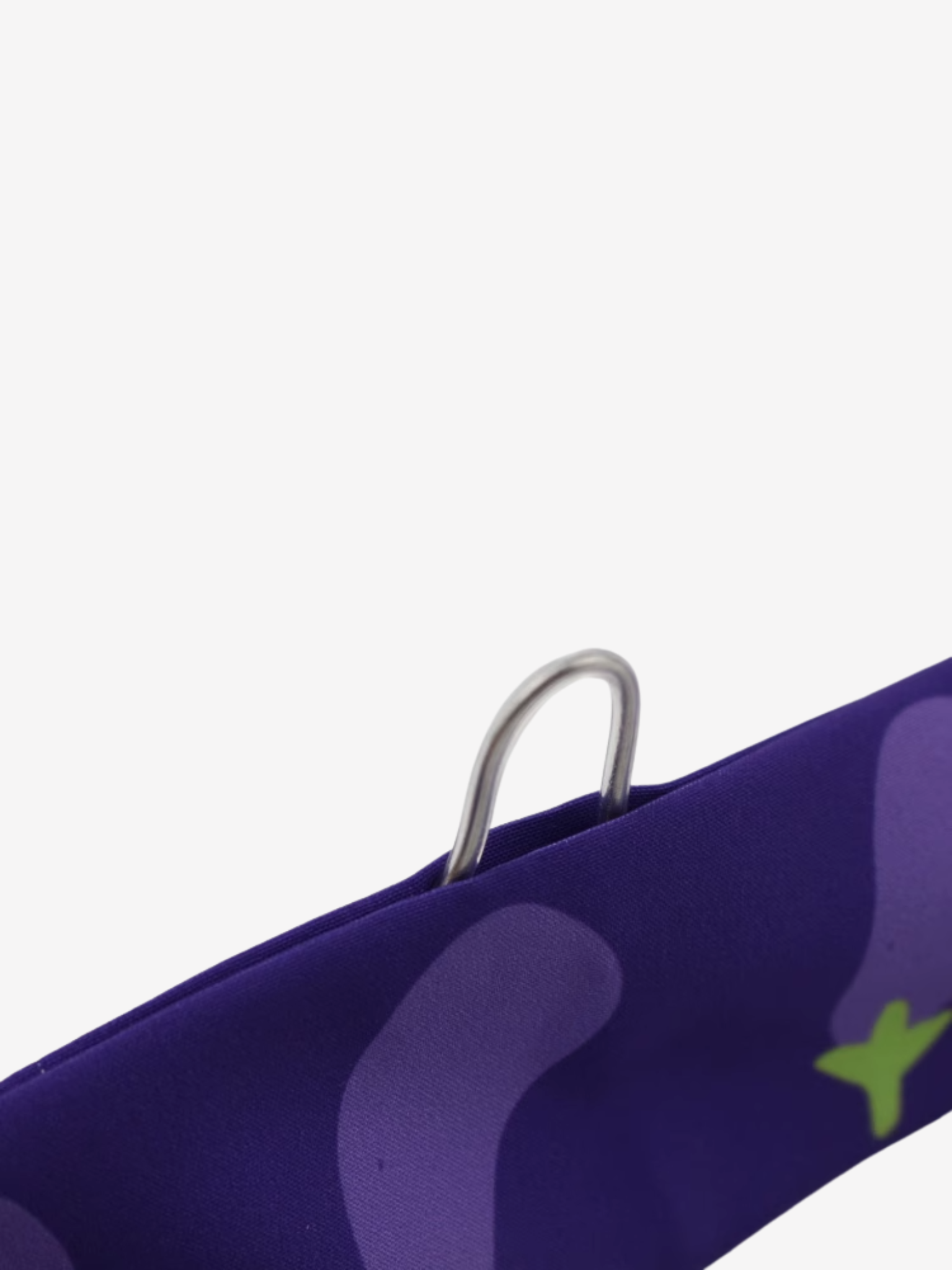 Bandeau violet « J’aime les aubergines »