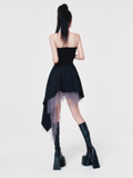 Purple Iris Bandeau Dress